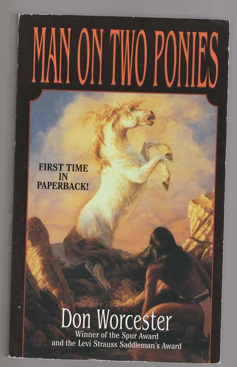 Man On Two Ponies historical fiction Literature Western Books