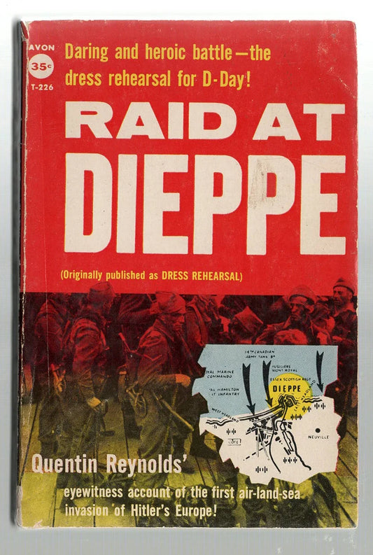 Raid at Dieppe Military Military History used Vintage World War 2 Books