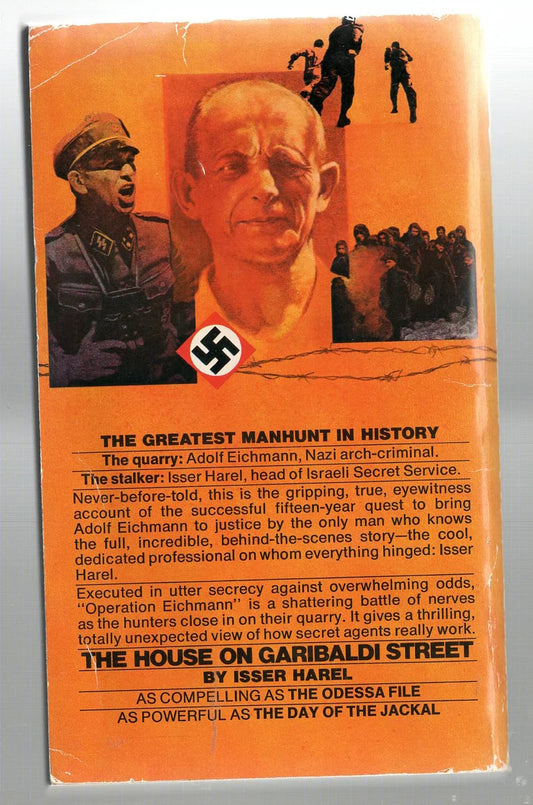 The House on Garibaldi Street Espionage Holocaust Jewish Memoir Nonfiction used Vintage World War 2 Books