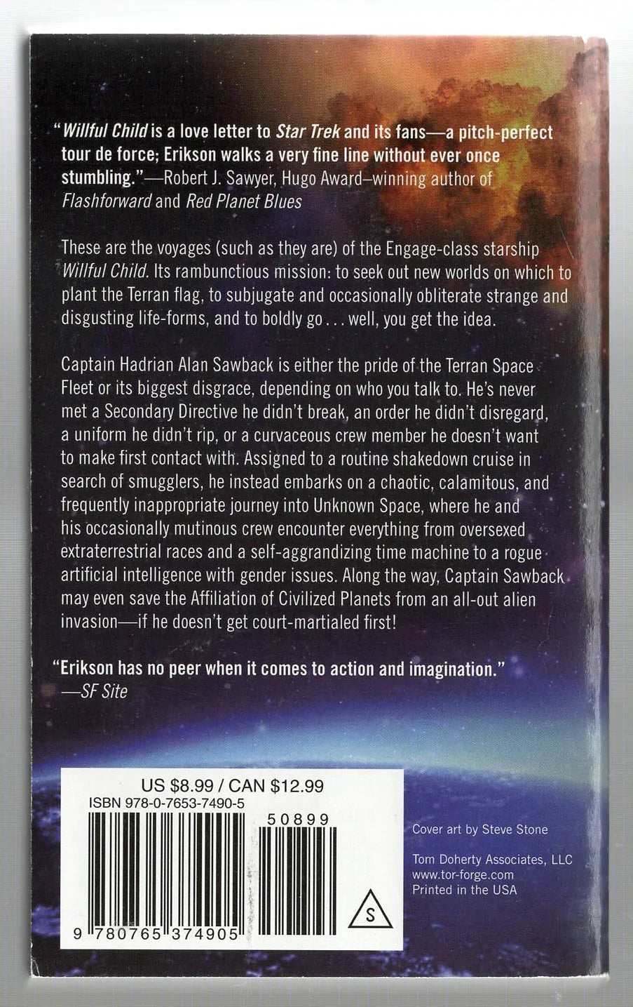 Willful Child Aliens science fiction Space Opera used Books