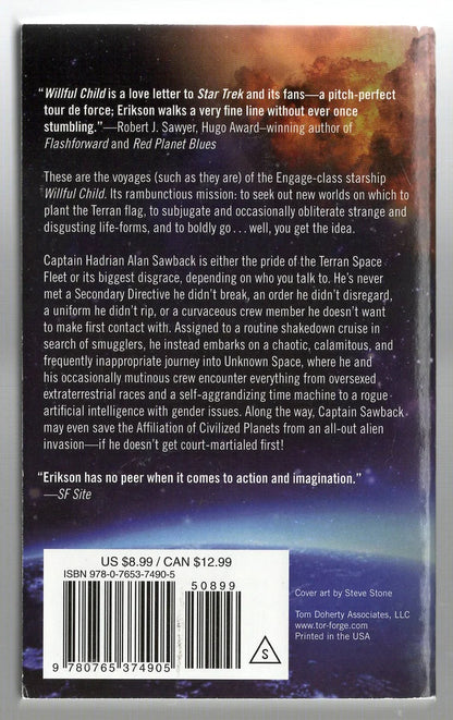 Willful Child Aliens science fiction Space Opera used Books