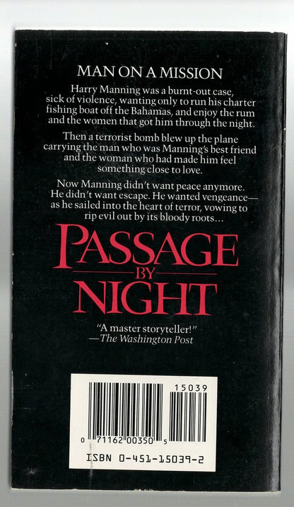 Passage by Night Action Action Thriller Adventure Suspense thriller used Books