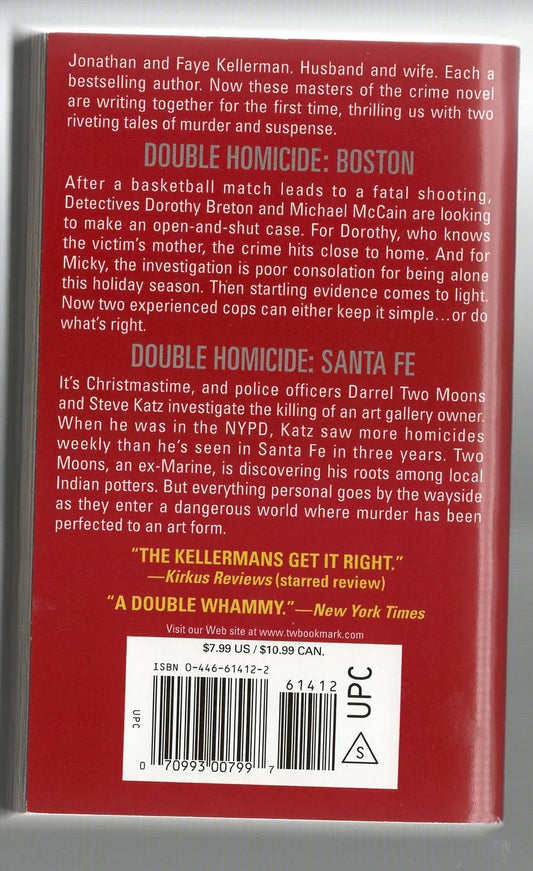 Double Homicide Detective Fiction mystery mystery thriller Suspense used Books