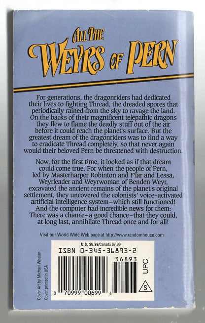 All the Weyrs of Pern - Hasberts