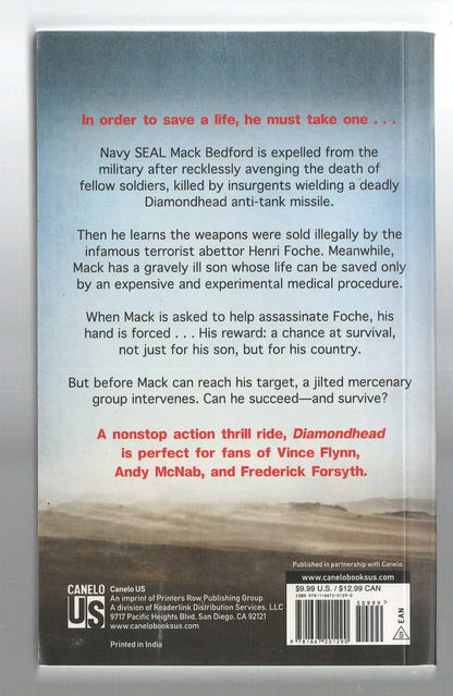 Diamondhead Action Adventure Military Fiction mystery mystery thriller Suspense used Books