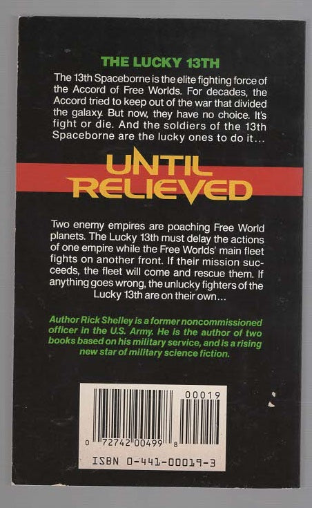 Until Relieved Action Adventure Military Science Fiction science fiction Space Opera Books
