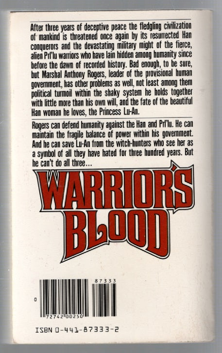 Warrior's Blood Action Adventure Classic Science Fiction science fiction Space Opera Vintage Books