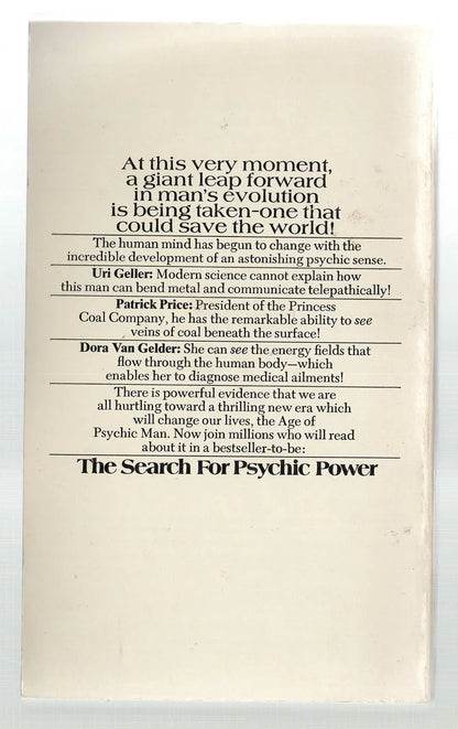 The Search For Psychic Power Psychic Psychology Science used Vintage Books