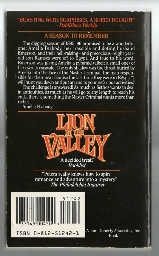 Lion in the Valley Adventure historical fiction Historical Mystery Romance used Books