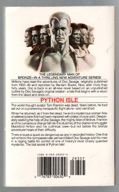 Python Island Action Adventure Men's Adventure Novels science fiction thriller Books