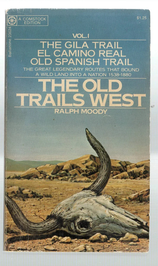 The Old Trails West American History cartography used Vintage Books