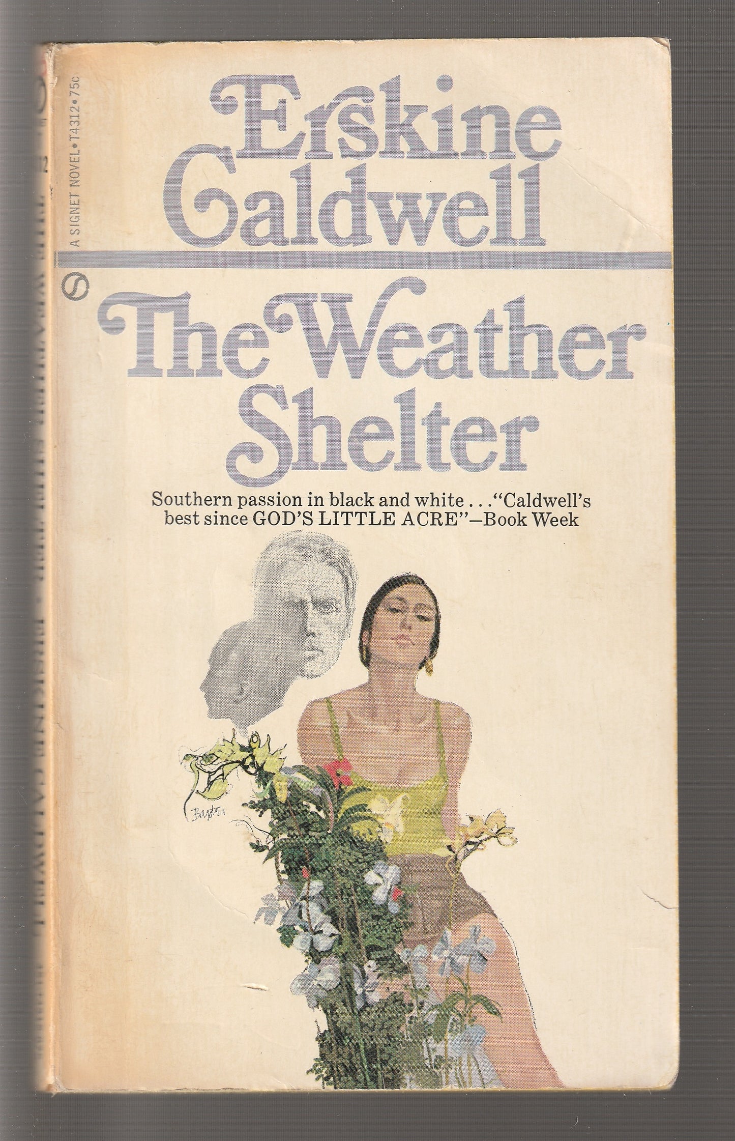 The Weather Shelter american south dark romance paperback Romance scandal tragic Romance used Vintage vintage paperback Books