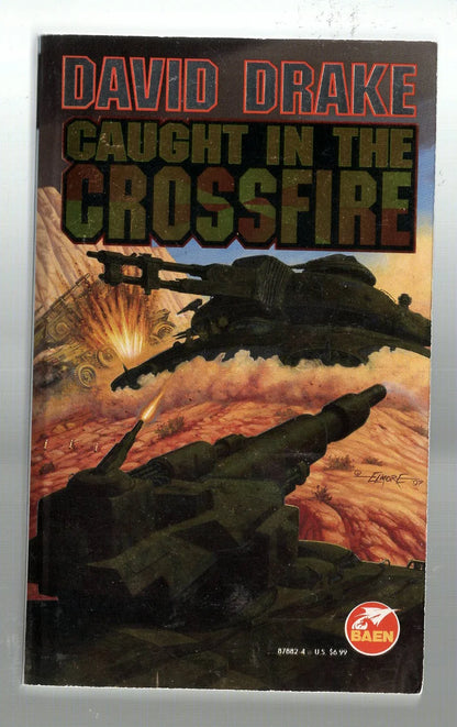 Caught In The Crossfire Military Fiction Military Science Fiction science fiction Space Opera used Books