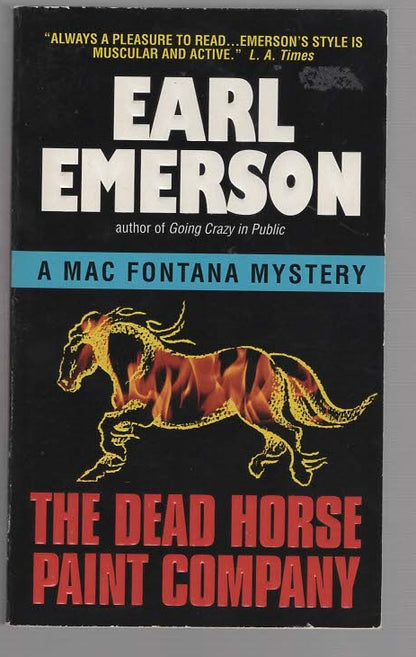 The Dead Horse Paint Company crime Crime Fiction Crime Thriller Detective Fiction mystery Books