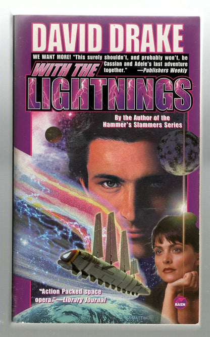 With the Lightnings Adventure Military Fiction Military Science Fiction science fiction Space Opera used Books