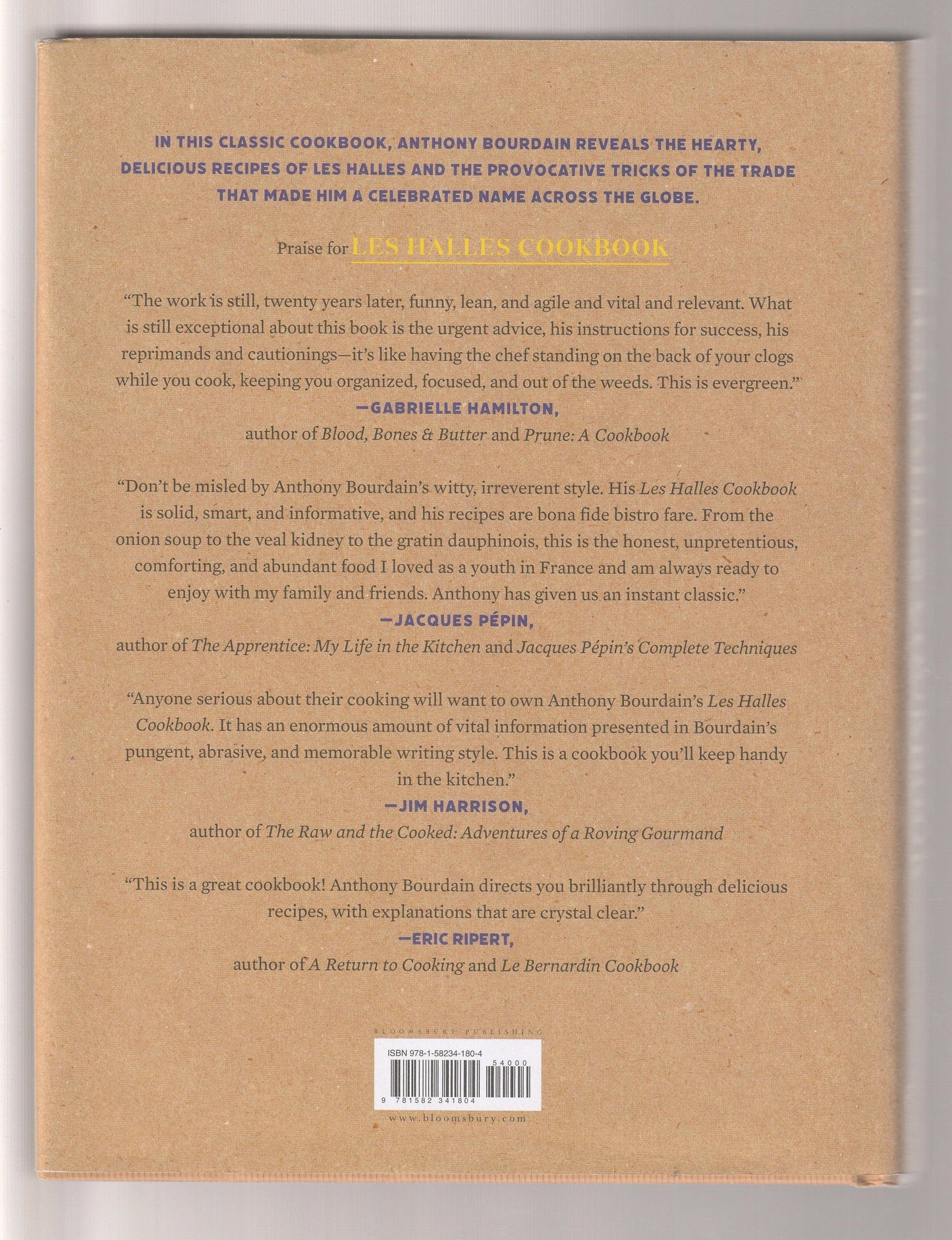 Anthony Bourdain's Les Halles Cookbook