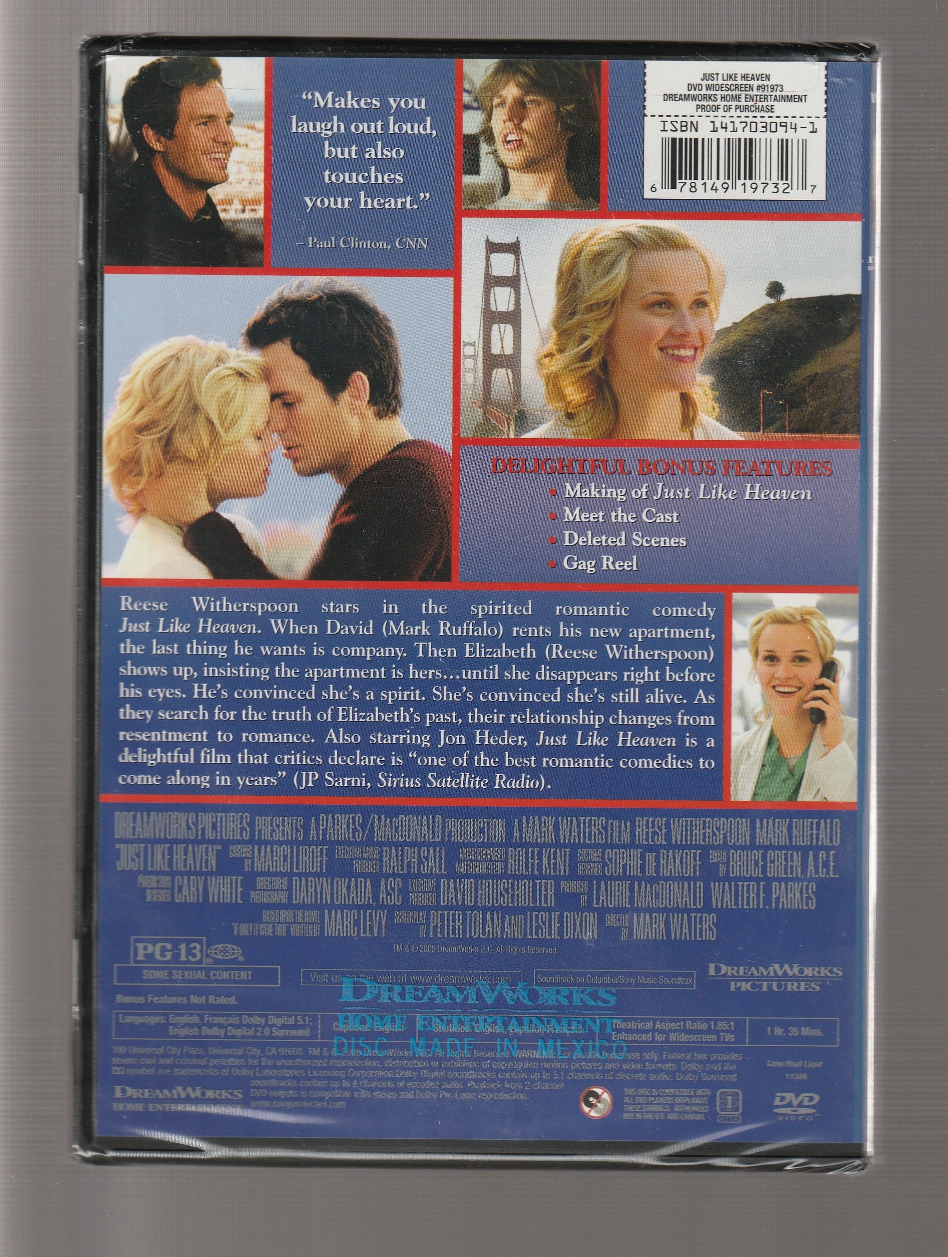 Just Like Heaven Comedy Comedy Drama Dark Comedy dark fantasy Drama Movies Romance Romantic Comedy Movie