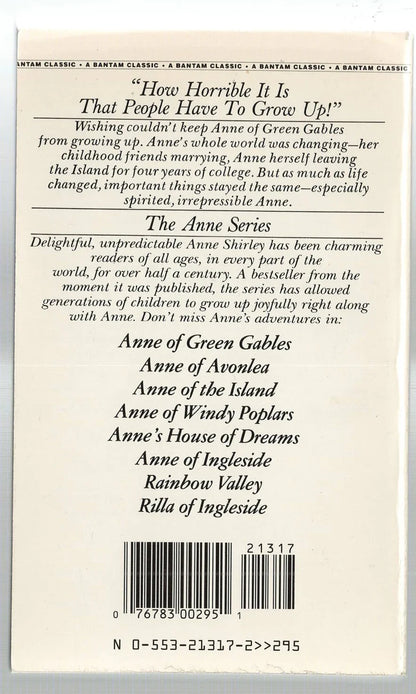 Anne of the Island Classic historical fiction Romance Romantic Comedy used Young Adult Books