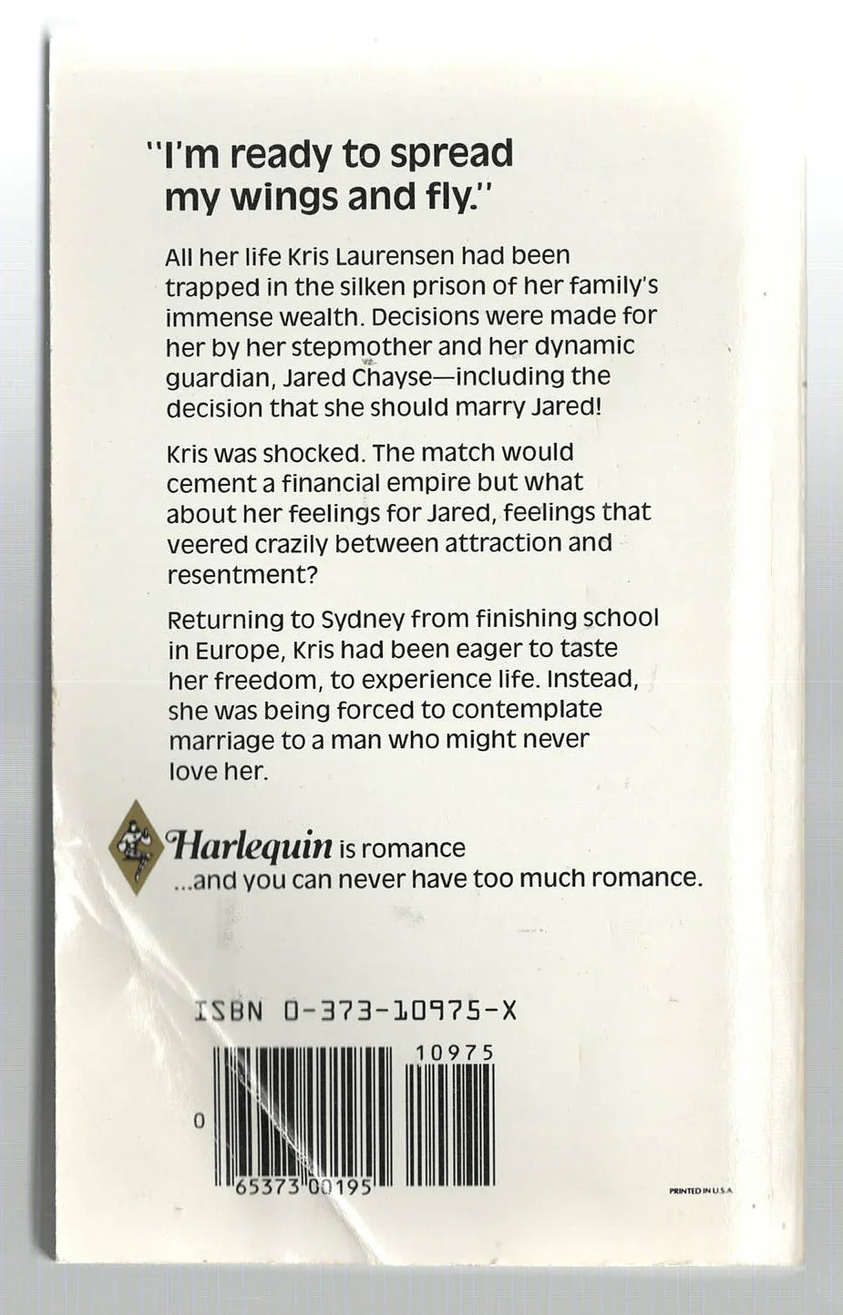 Dark Enchantment Contemporary Romance Harlequin Romance used Vintage Books