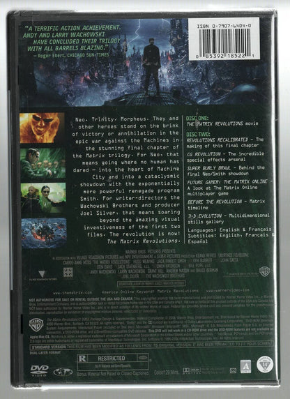 The Matrix Revolutions Dystopia Movies science fiction used Movie