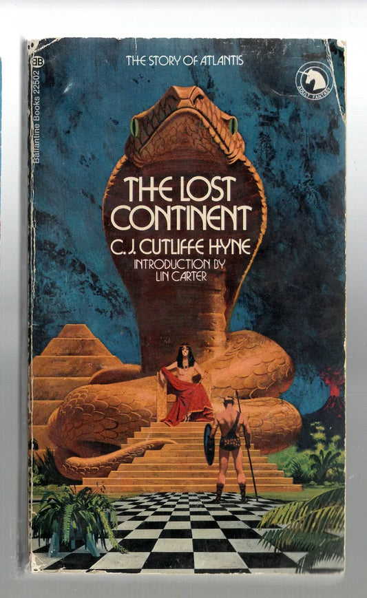 The Lost Continent Adventure fantasy Mythology Pulp Fiction Science Fiction Fantasy Speculative Fiction thriller used Vintage Books