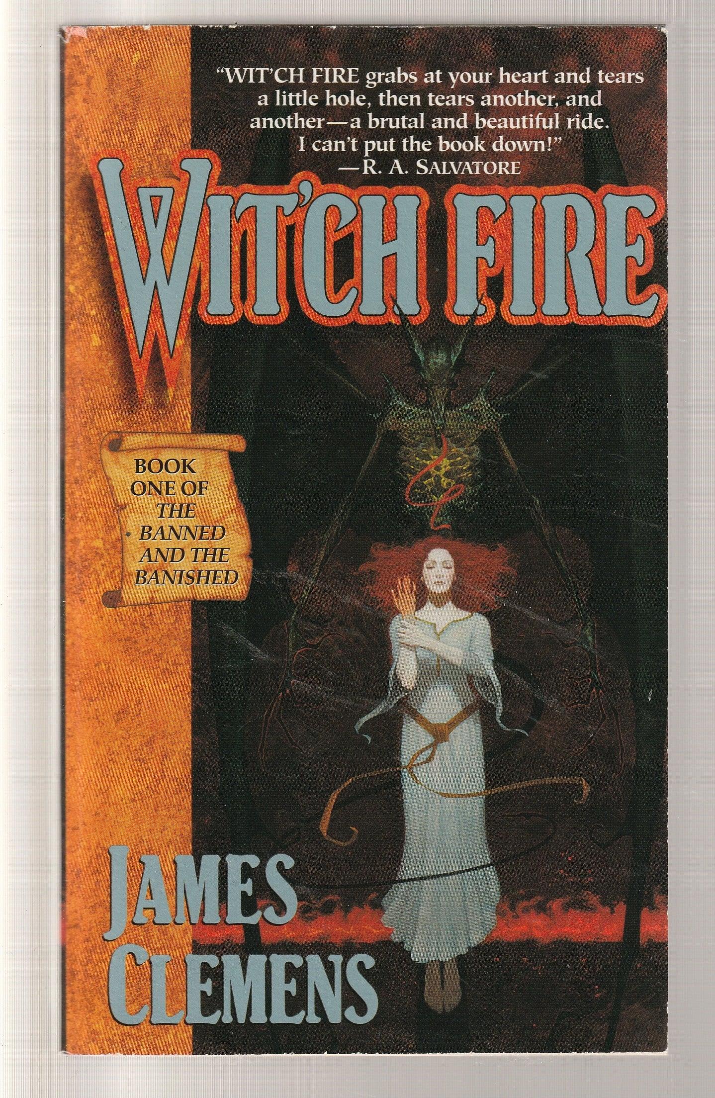 Witch Fire Epic Fantasy fantasy High Fantasy paperback science fiction Science Fiction Fantasy used witch Witches Books