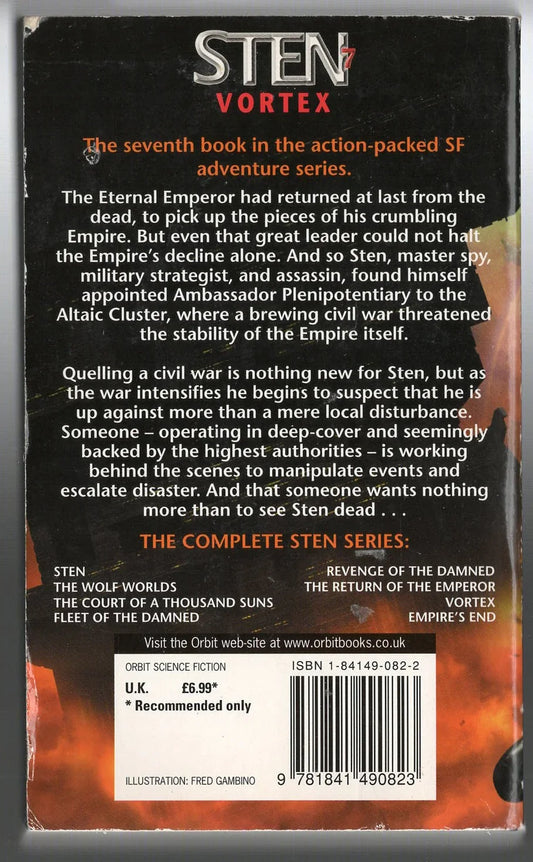 Sten 7: Vortex fantasy Military Science Fiction science fiction Space Exploration Space Opera used War Books