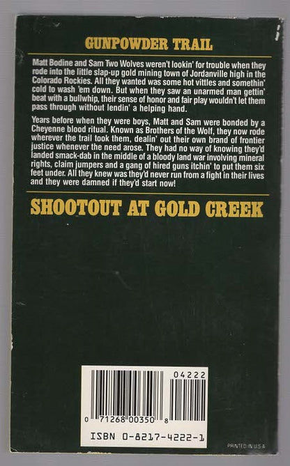 Shootout At Cold Creek Action Western Books