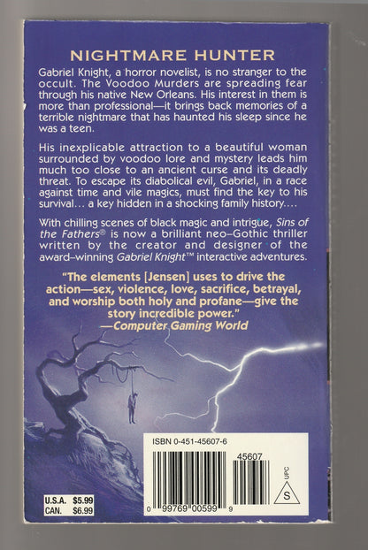 Sins Of The Fathers fantasy horror paperback Paranormal paranormal fantasy science fiction Urban Urban Fantasy used Books
