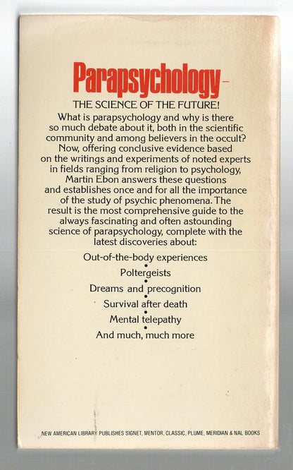 Handbook of Parapsychology Nonfiction Paranormal Psychic Psychology used Books