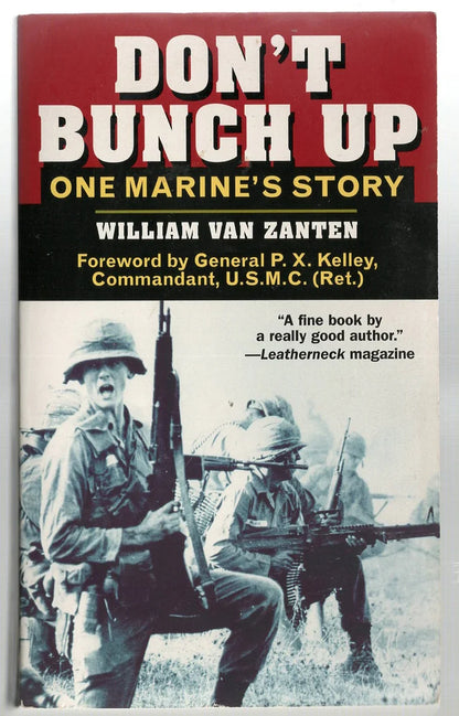 Don't Bunch Up: One Marine's Story History Military History Military Non-Fiction used Vietnam War Books