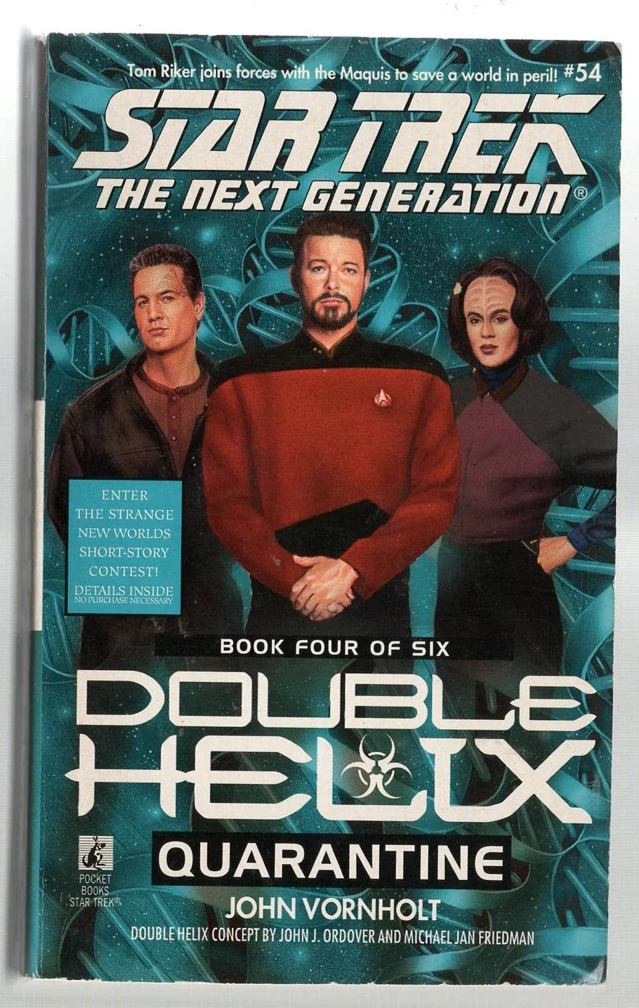 Quarantine media tie-in science fiction Science Fiction Fantasy Space Space Opera Star Trek used Books