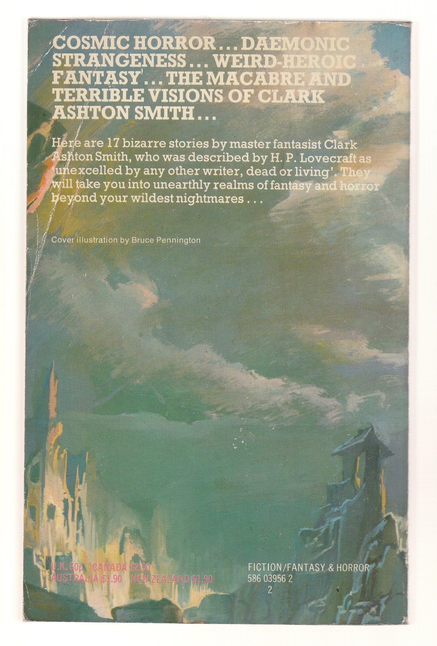 The Abomination Of Yondo anthology cosmic horror gothic-horror horror paperback paranormal horror Psychological Horror sci-fi horror science fiction Short Stories Short Story Collection used Vintage vintage horror vintage paperback Books
