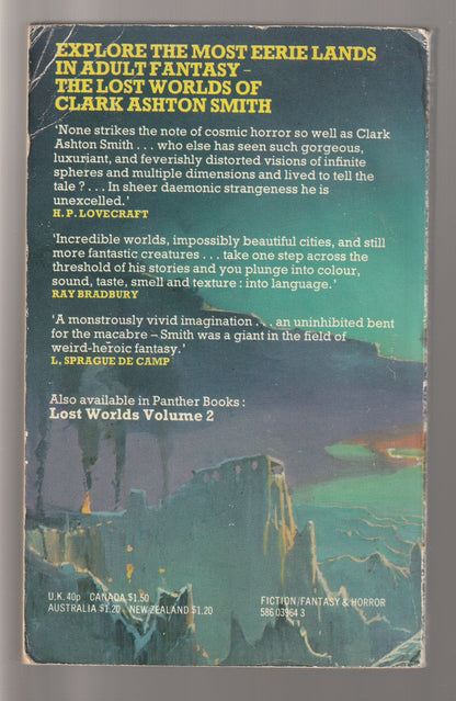 Lost Worlds Volume 1 anthology cosmic horror dark fantasy fantasy gothic-horror horror paperback paranormal fantasy paranormal horror pulp Pulp Fiction Pulp Novel sci-fi horror science fiction Short Stories Short Story Collection supernatural fantasy used Vintage vintage fantasy vintage horror vintage paperback weird weird fiction Books