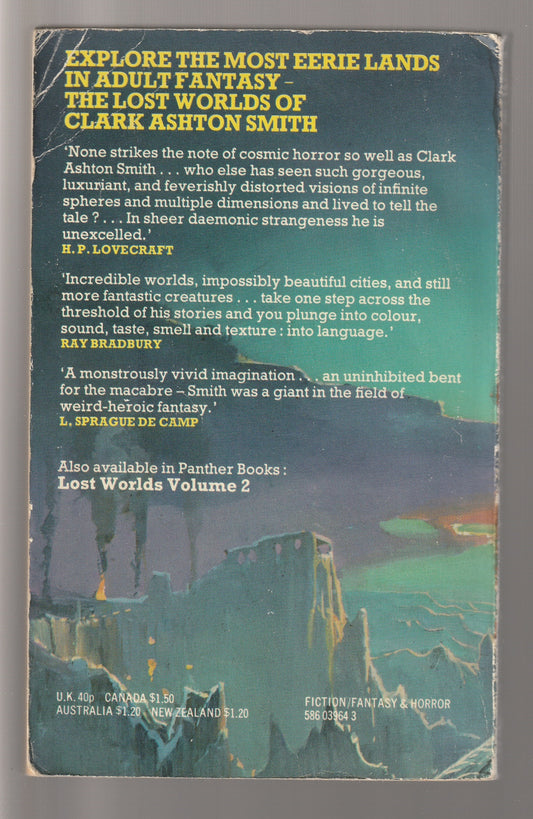 Lost Worlds Volume 1 anthology cosmic horror dark fantasy fantasy gothic-horror horror paperback paranormal fantasy paranormal horror pulp Pulp Fiction Pulp Novel sci-fi horror science fiction Short Stories Short Story Collection supernatural fantasy used Vintage vintage fantasy vintage horror vintage paperback weird weird fiction Books
