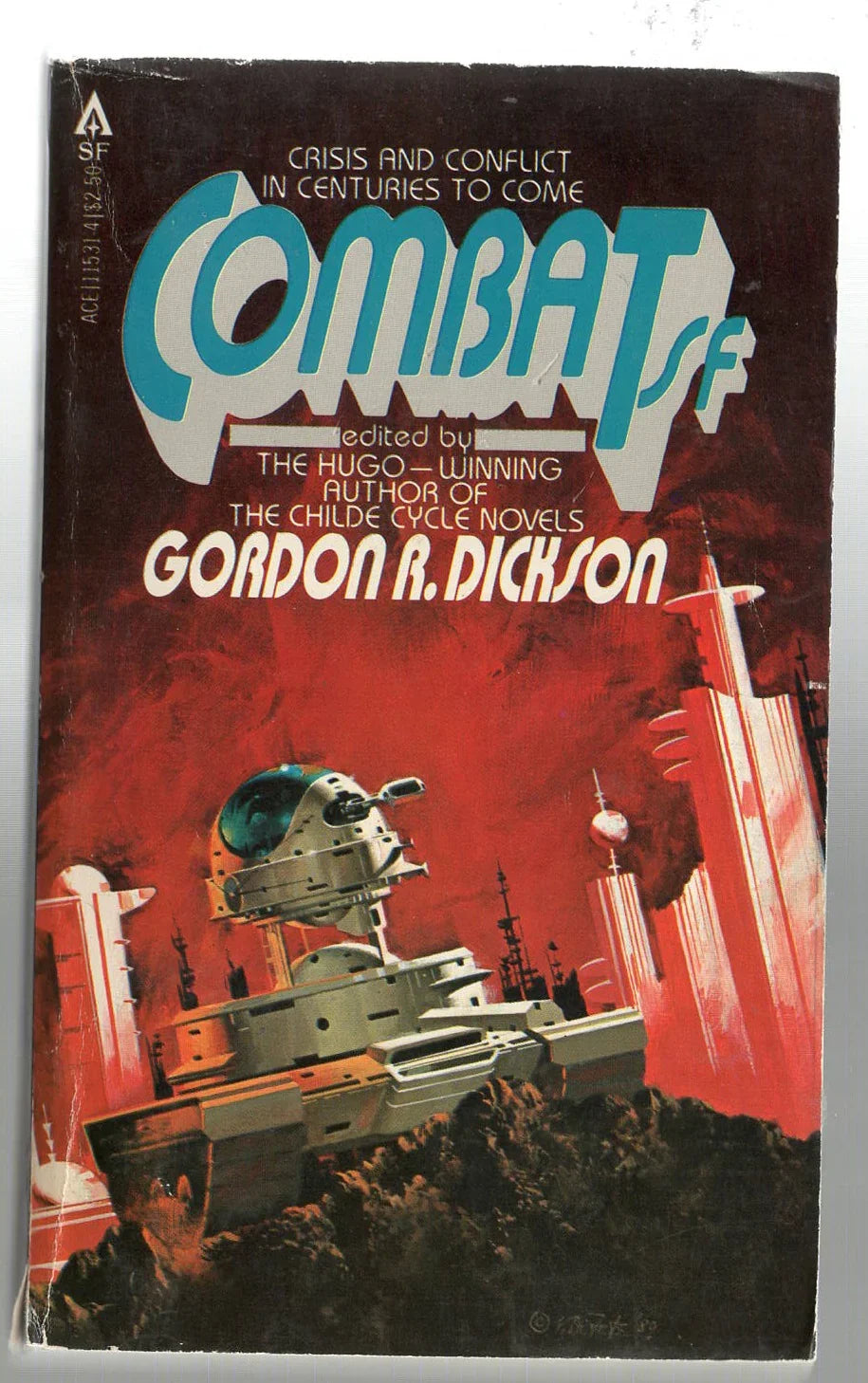 Combat SF anthology science fiction Science Fiction Fantasy Short Story Collection used Books