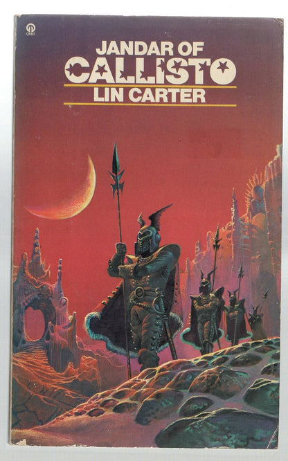 Jandar of Callisto Adventure Pulp Fiction Romance science fiction Science Fiction Fantasy used Vintage Books
