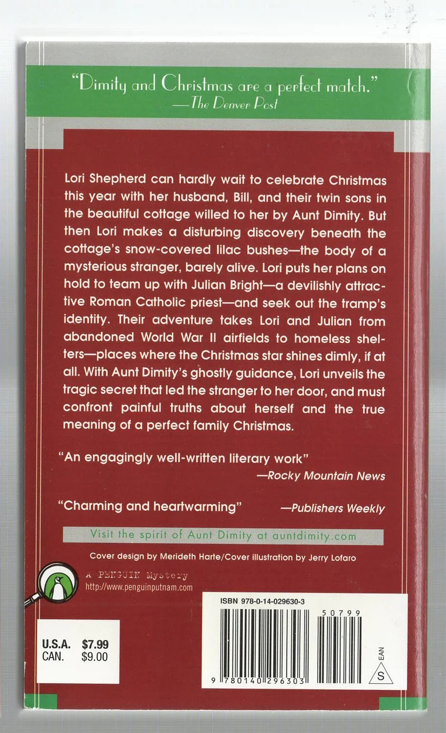 Aunt Dimity's Christmas British Literature Cozy Mystery fantasy mystery Paranormal used Books