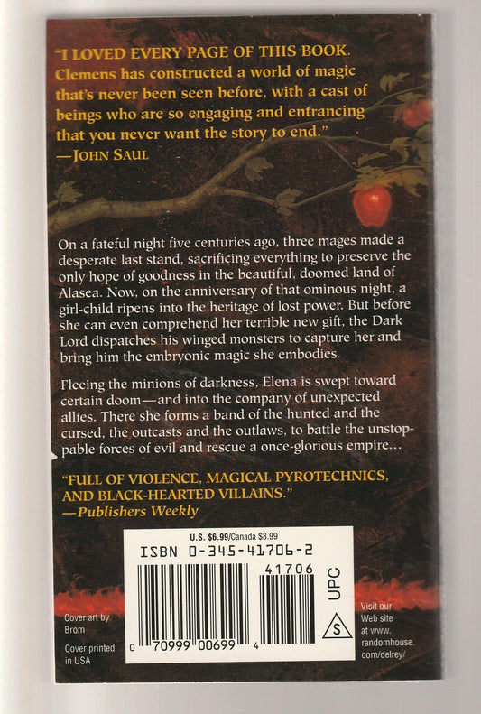 Witch Fire Epic Fantasy fantasy High Fantasy paperback science fiction Science Fiction Fantasy used witch Witches Books
