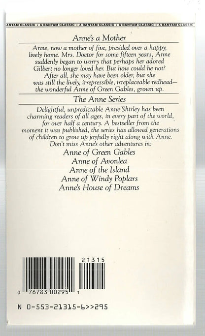 Anne of Ingleside historical fiction Historical Romance Romance used Young Adult Books