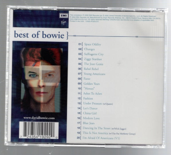 Best Of Bowie 60s Music 70s Music 80's music Classic Rock Indie Rock Music Rock Music CD