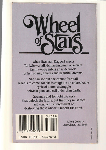 Wheel Of Stars dark fantasy Epic Fantasy fantasy horror paperback science fiction Science Fiction Fantasy used Books