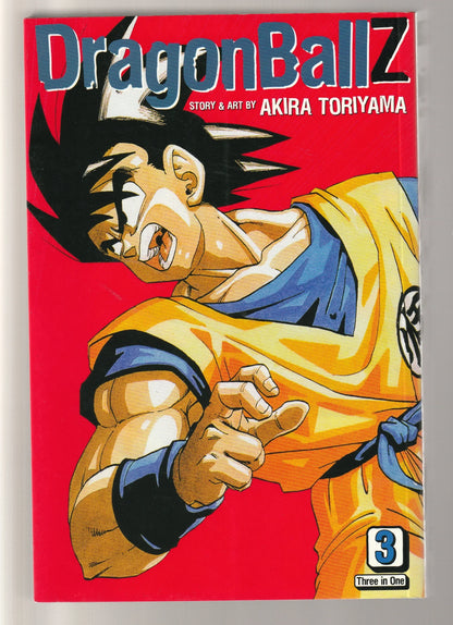 Dragon Ball Z Three in one Volume 3 Action Adventure Comic Book comics fantasy Graphic Novels Manga paperback science fiction shonen shonen jump Books