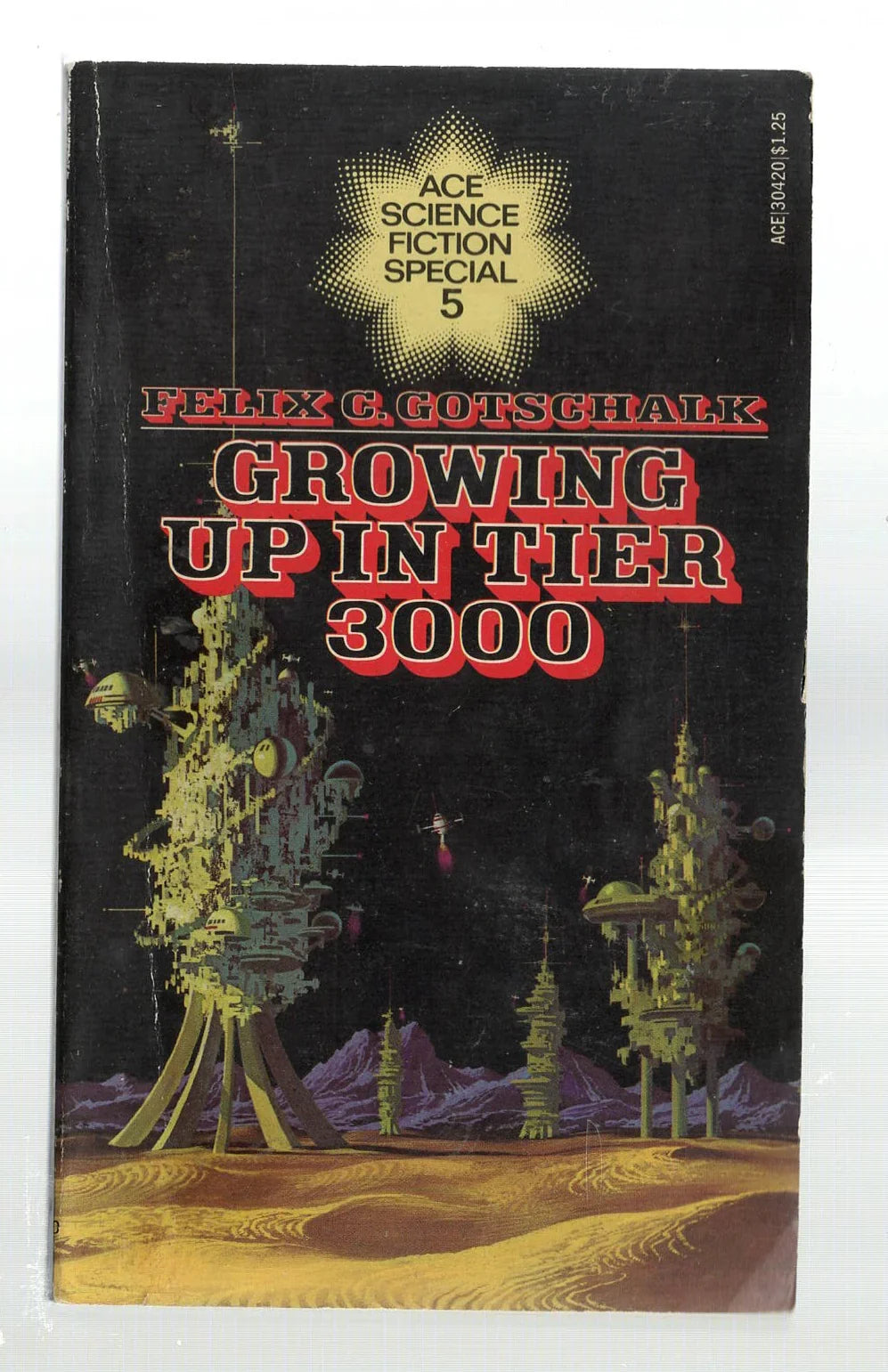 Growing Up in tier 3000 science fiction Space Exploration used Vintage Books