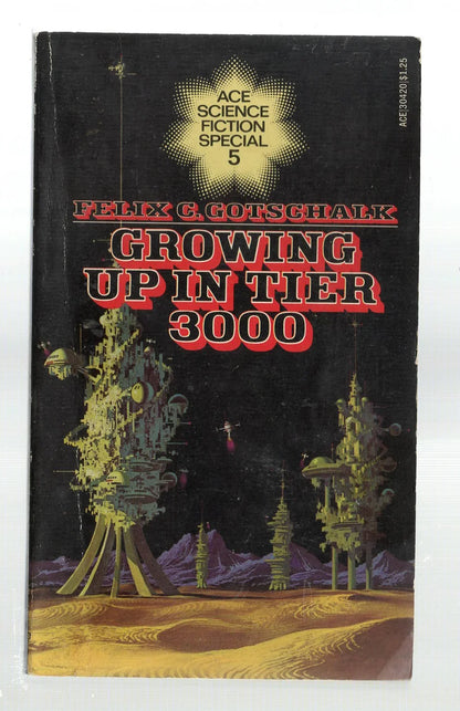 Growing Up in tier 3000 science fiction Space Exploration used Vintage Books