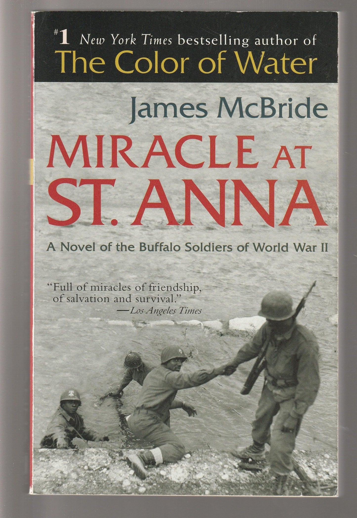 Miracle At St. Anna African American historical Historical Drama historical fiction italy Military Military Fiction paperback used War World War 2 World War Two Books
