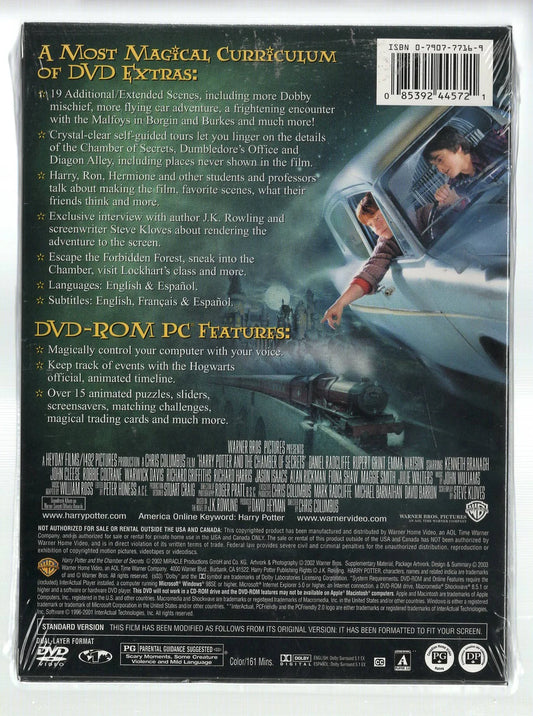 Harry Potter and The Chamber of Secrets