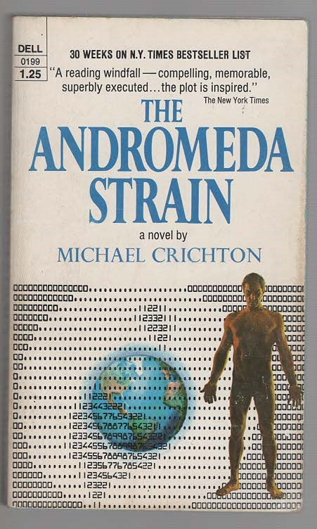 The Andromeda Strain Classic Science Fiction horror mystery science fiction thriller Vintage Books