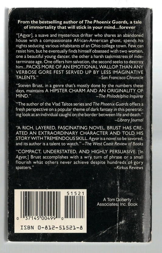 Agyar fantasy horror Speculative Fiction Supernatural Urban Fantasy used Vampire Vampires Books