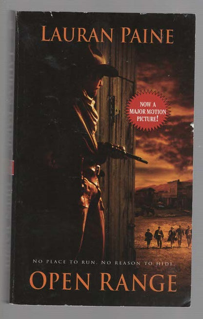 Open Range Action historical fiction Movie Tie-In Western Books